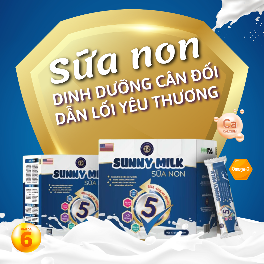 Sữa Non Sunny Milk Hộp 20 gói